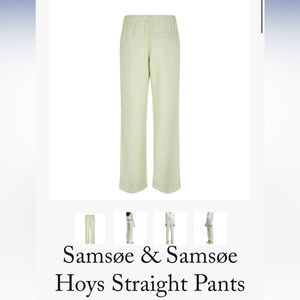 SAMSØE / SAMSOE Green wide leg pants sz M